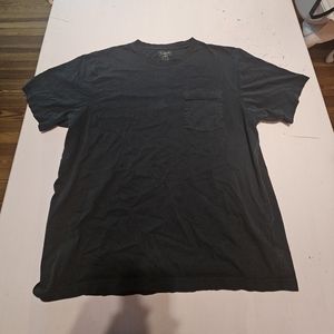 LL Bean  black pocket T